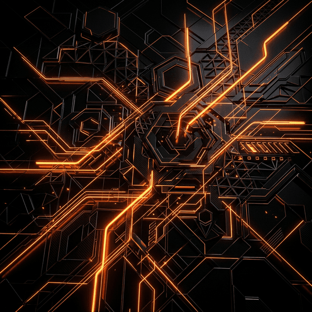 Abstract dark geometric pattern